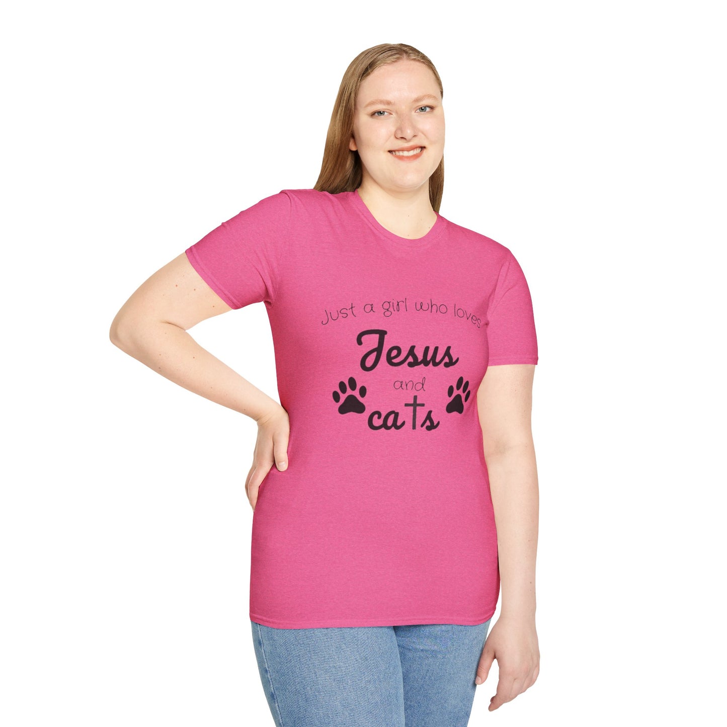 Jesus & Cats Christian Cat Lover Tee | Unique Faith & Feline Gift