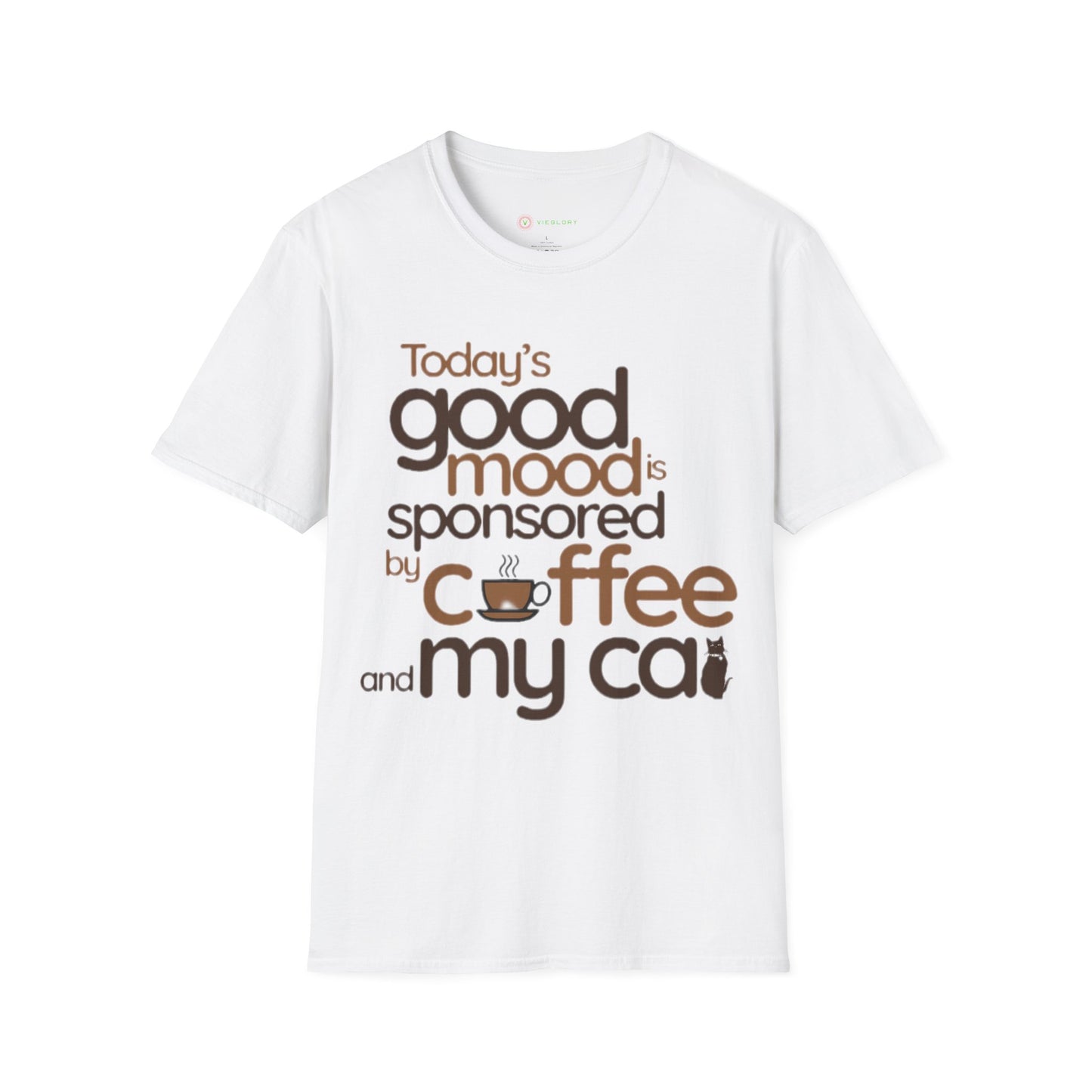 Coffee & Cats Kind of Day – Funny Cat Lover T-Shirt for Caffeine Addicts