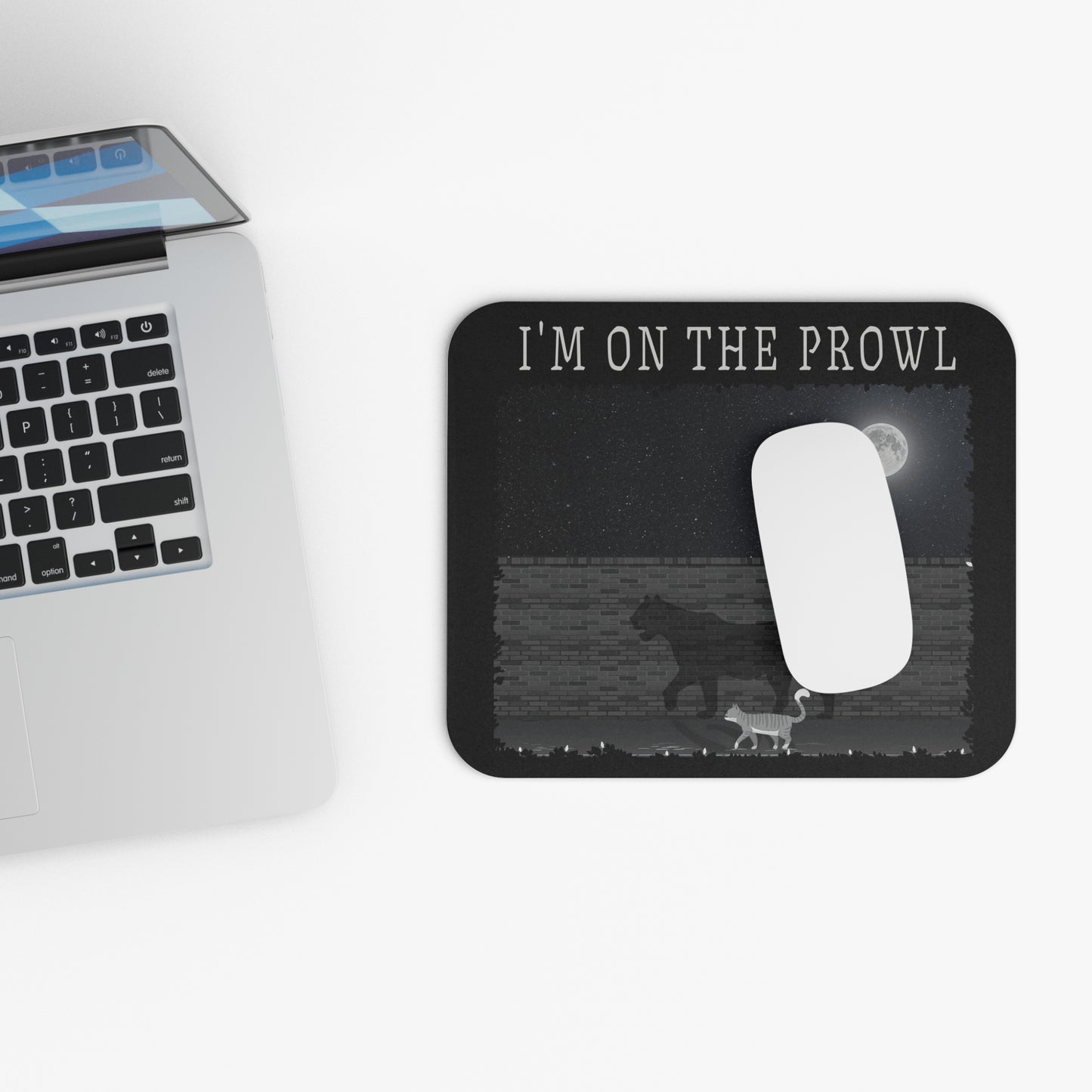 Prowling Panther & Cat Mousepad πΎ β Sleek & Durable, Ultra-Thin Rubber Base