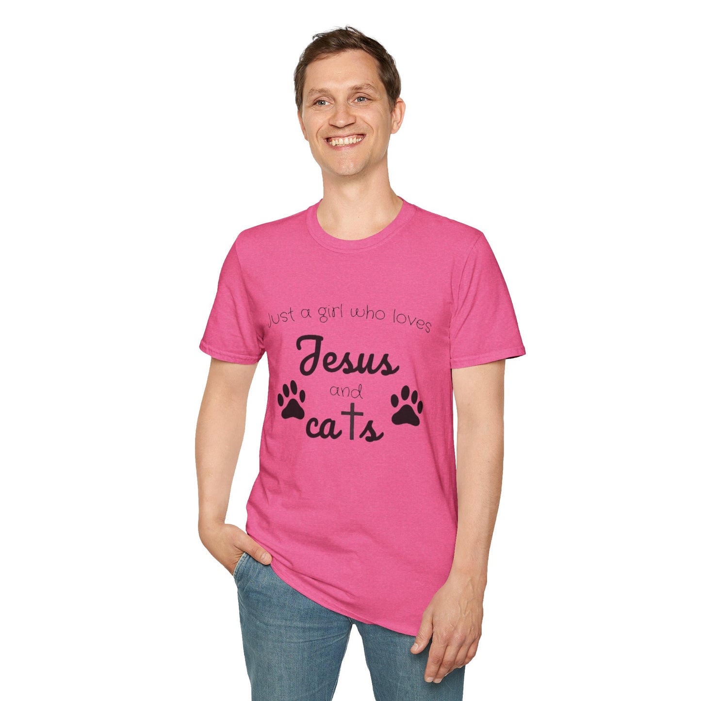 Jesus & Cats Christian Cat Lover Tee | Unique Faith & Feline Gift