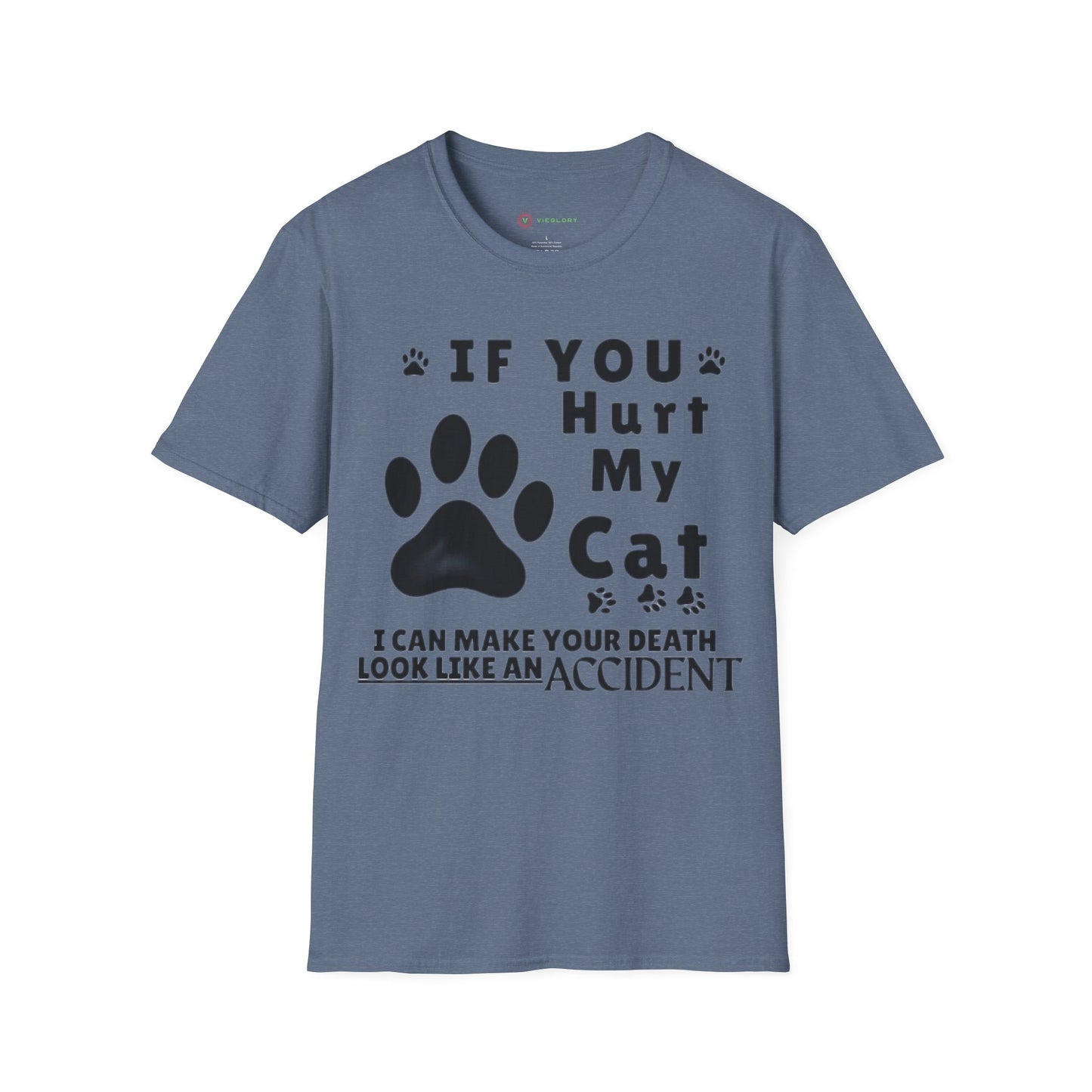 “If You Hurt My Cat” Funny Cat Lover Tee | Hilarious Threat Shirt for Fierce Pet Parents