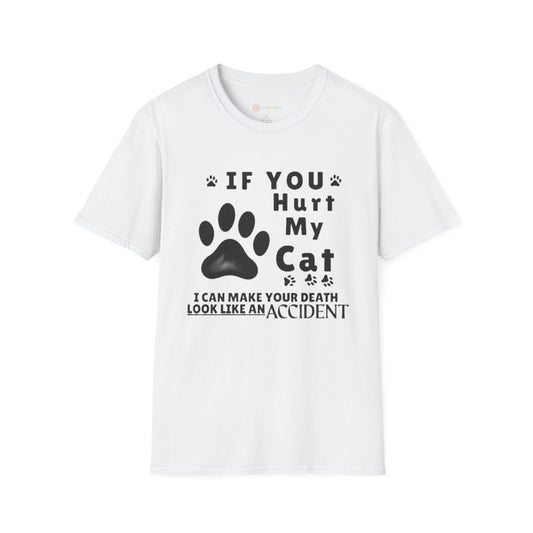 “If You Hurt My Cat” Funny Cat Lover Tee | Hilarious Threat Shirt for Fierce Pet Parents