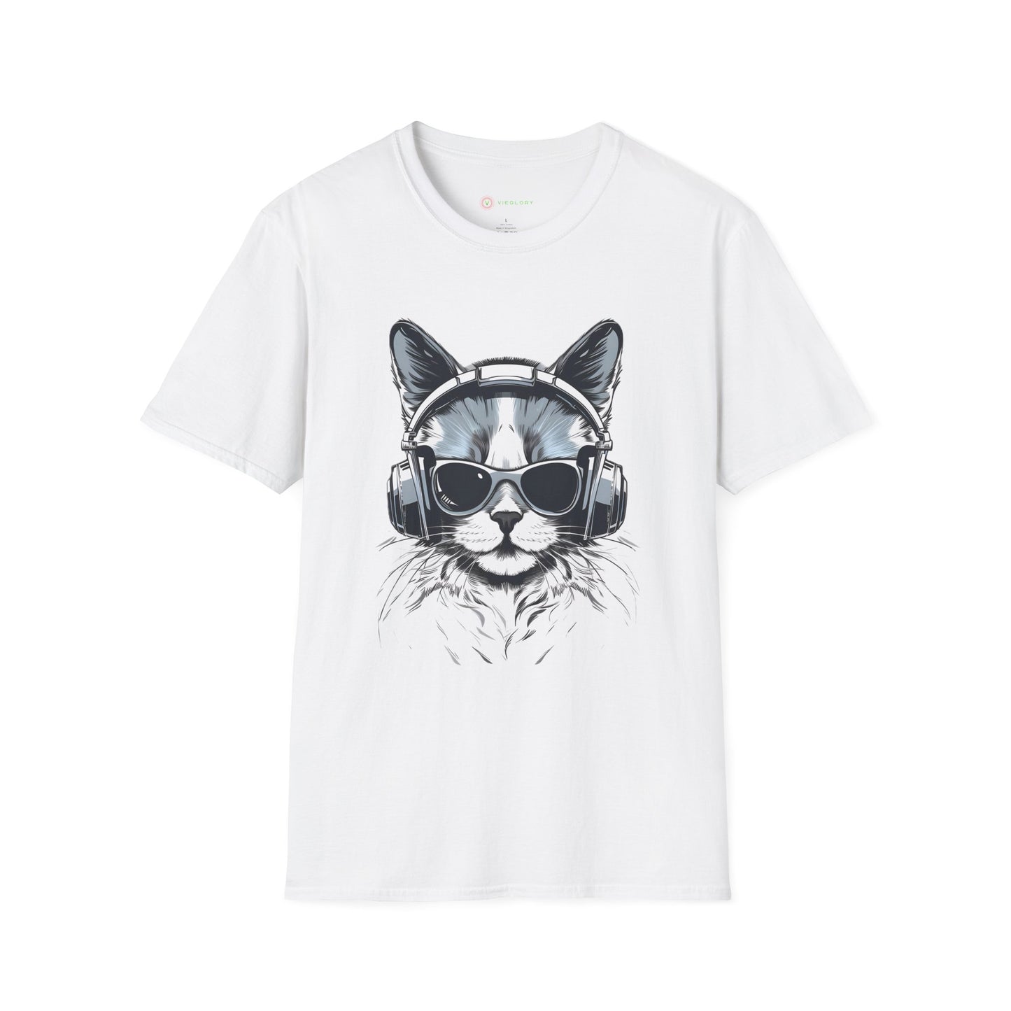 DJ Cat Groove T-Shirt – Hip-Hop Vibes, Streetwear Style