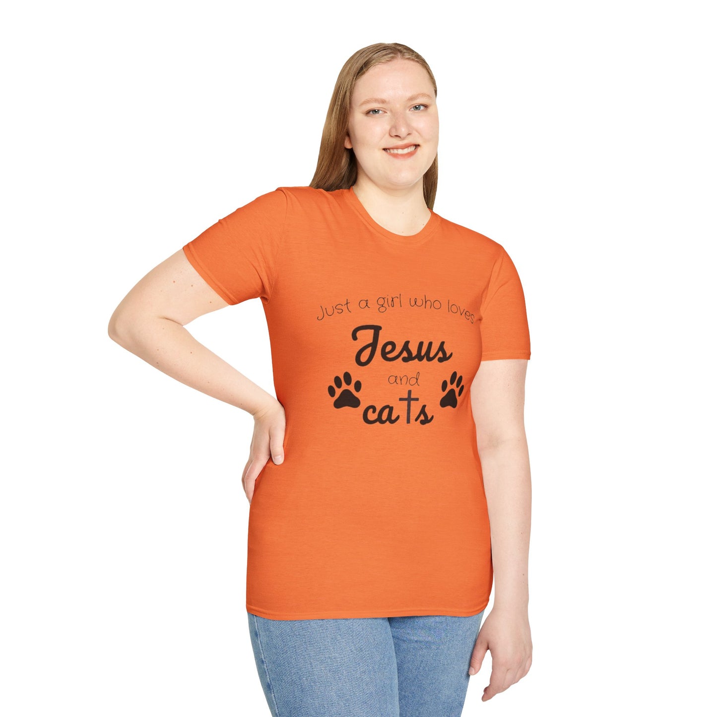 Jesus & Cats Christian Cat Lover Tee | Unique Faith & Feline Gift