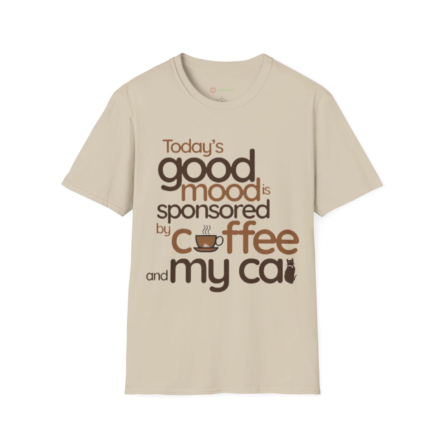 Coffee & Cats Kind of Day – Funny Cat Lover T-Shirt for Caffeine Addicts
