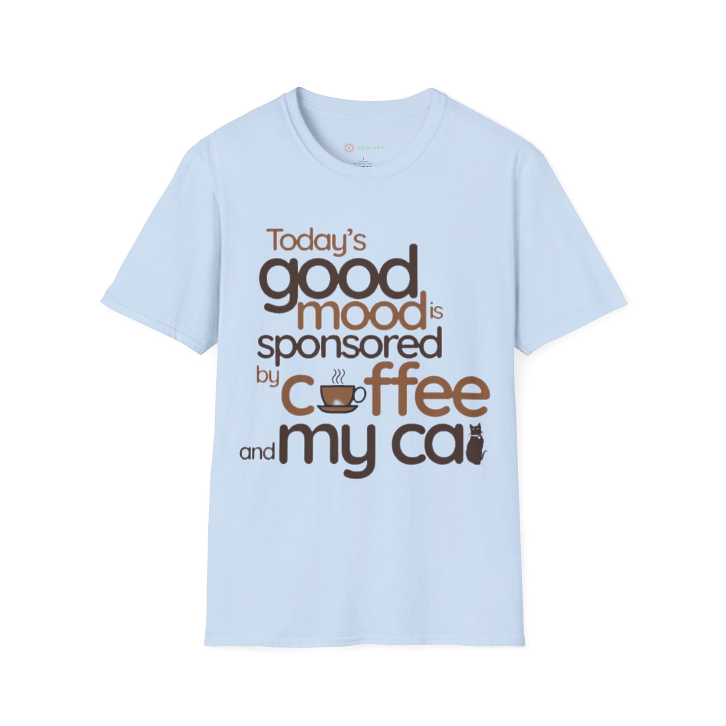 Coffee & Cats Kind of Day – Funny Cat Lover T-Shirt for Caffeine Addicts
