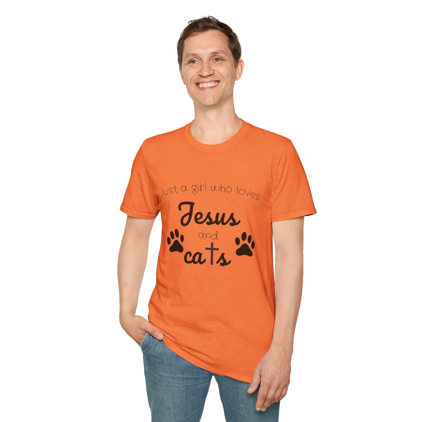 Jesus & Cats Christian Cat Lover Tee | Unique Faith & Feline Gift