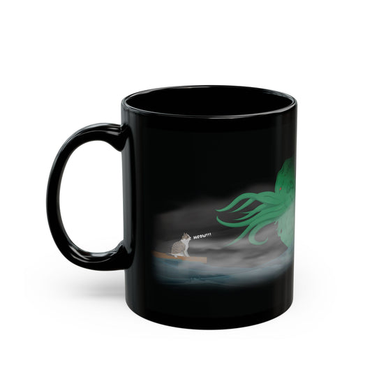 π Cat vs. Cthulhu Mug π - Epic Coffee Battles! β - Free Shipping π