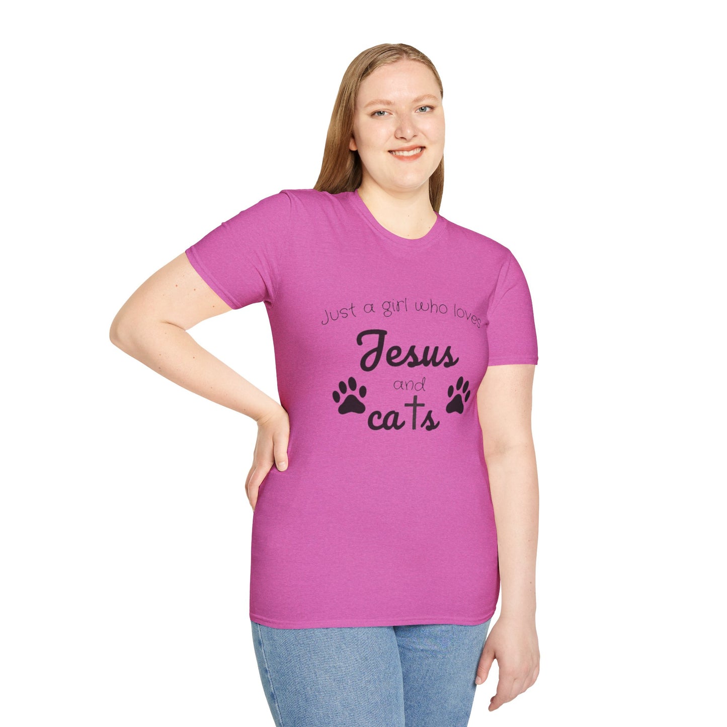 Jesus & Cats Christian Cat Lover Tee | Unique Faith & Feline Gift