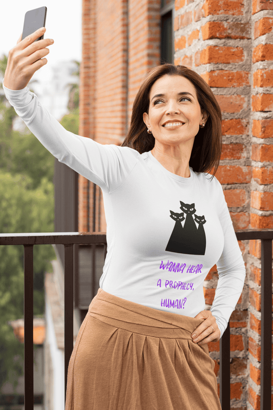 Cat Prophecy Long Sleeve Tee