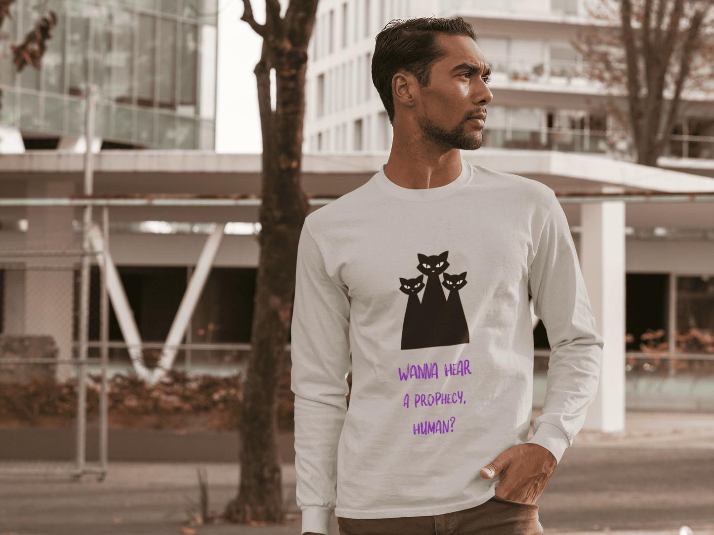 Cat Prophecy Long Sleeve Tee