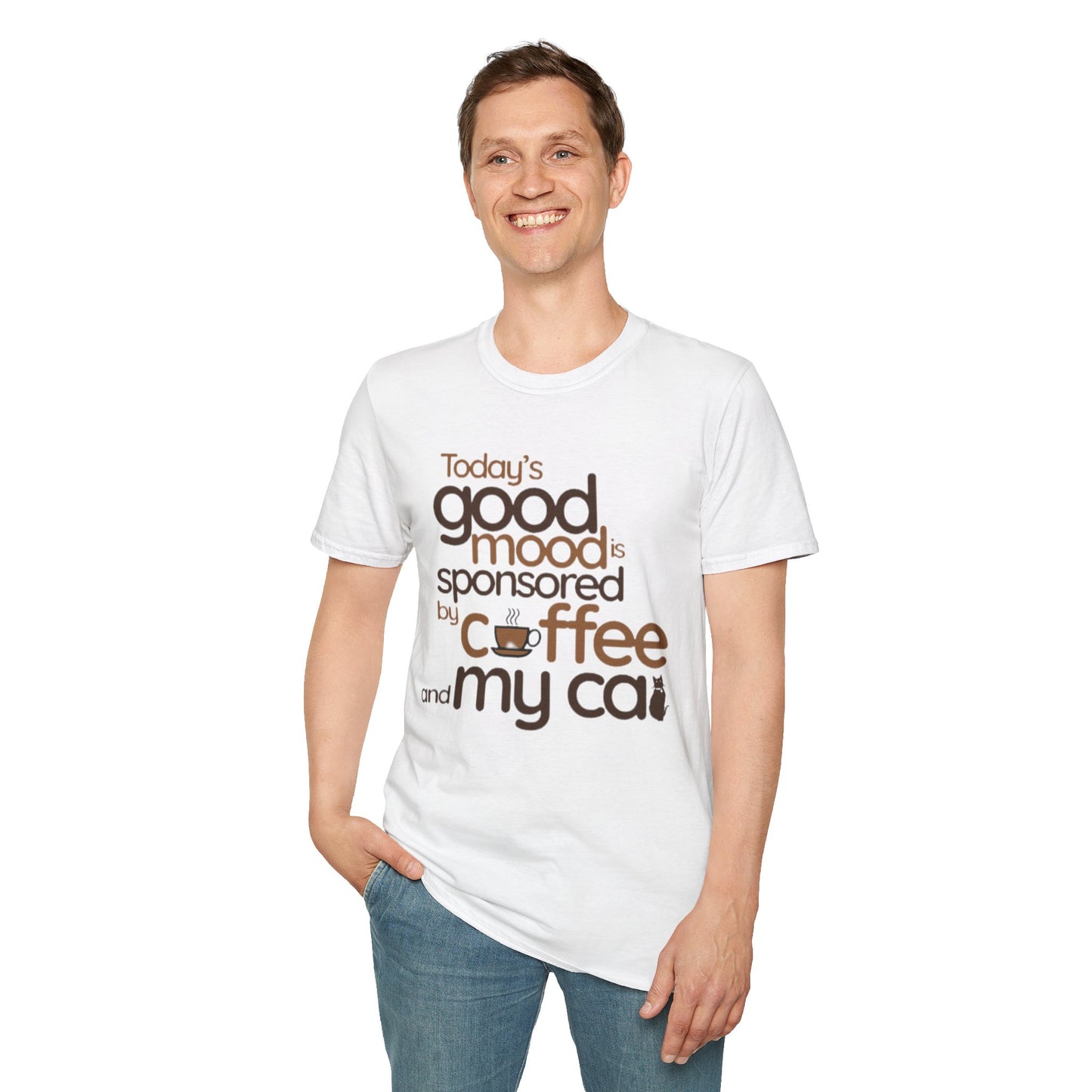 Coffee & Cats Kind of Day – Funny Cat Lover T-Shirt for Caffeine Addicts