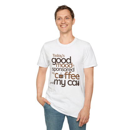 Coffee & Cats Kind of Day – Funny Cat Lover T-Shirt for Caffeine Addicts