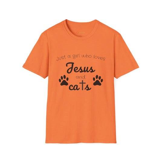 Jesus & Cats Christian Cat Lover Tee | Unique Faith & Feline Gift