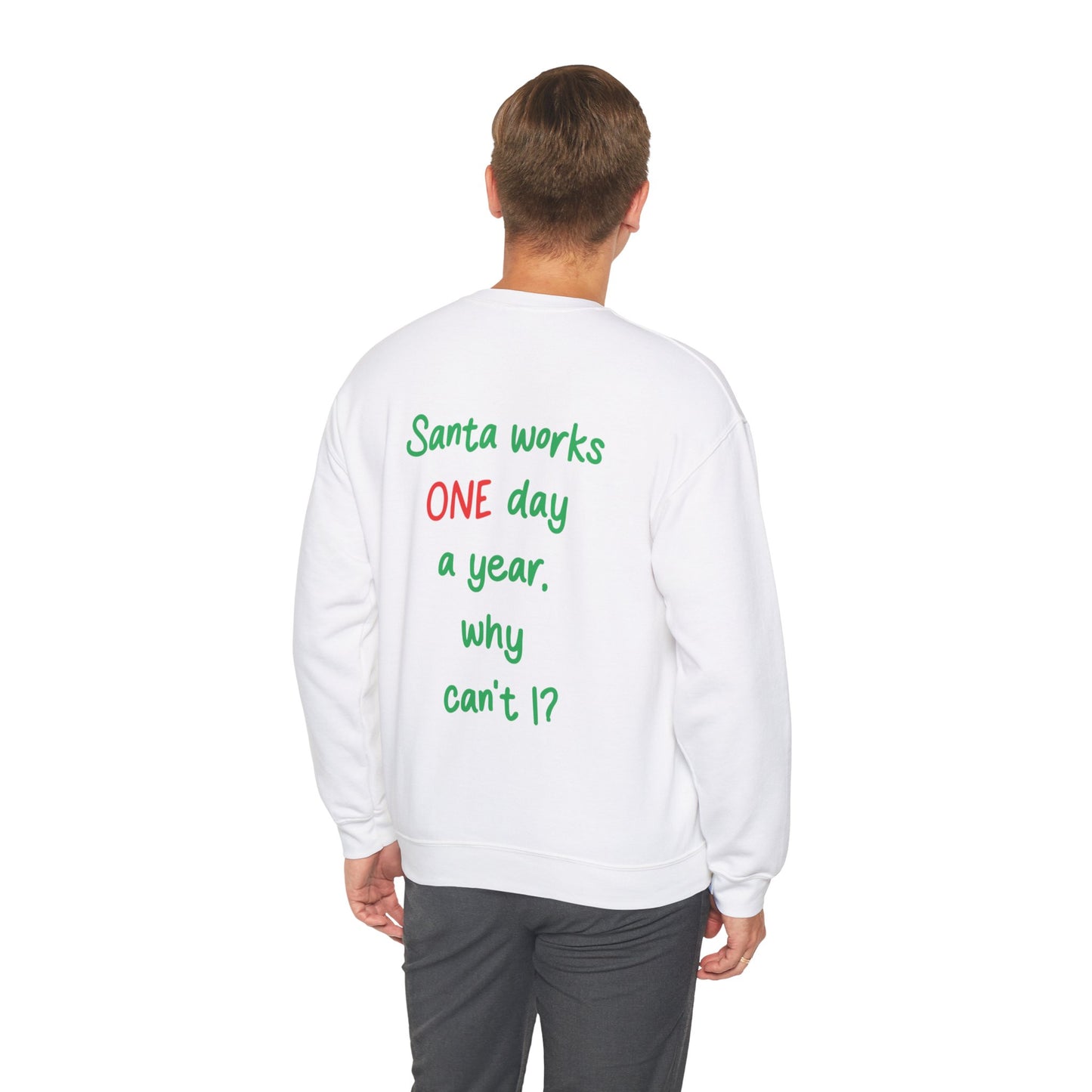 Ho Ho No! Funny Holiday Crewneck Sweatshirt