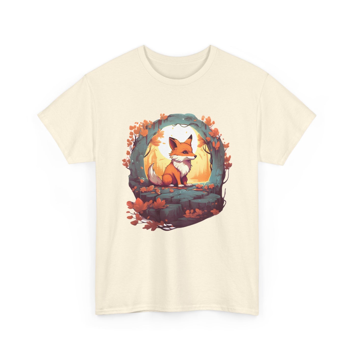 Whispering Grove Fox Tee: Where Magic Meets Comfort 🌲🌙