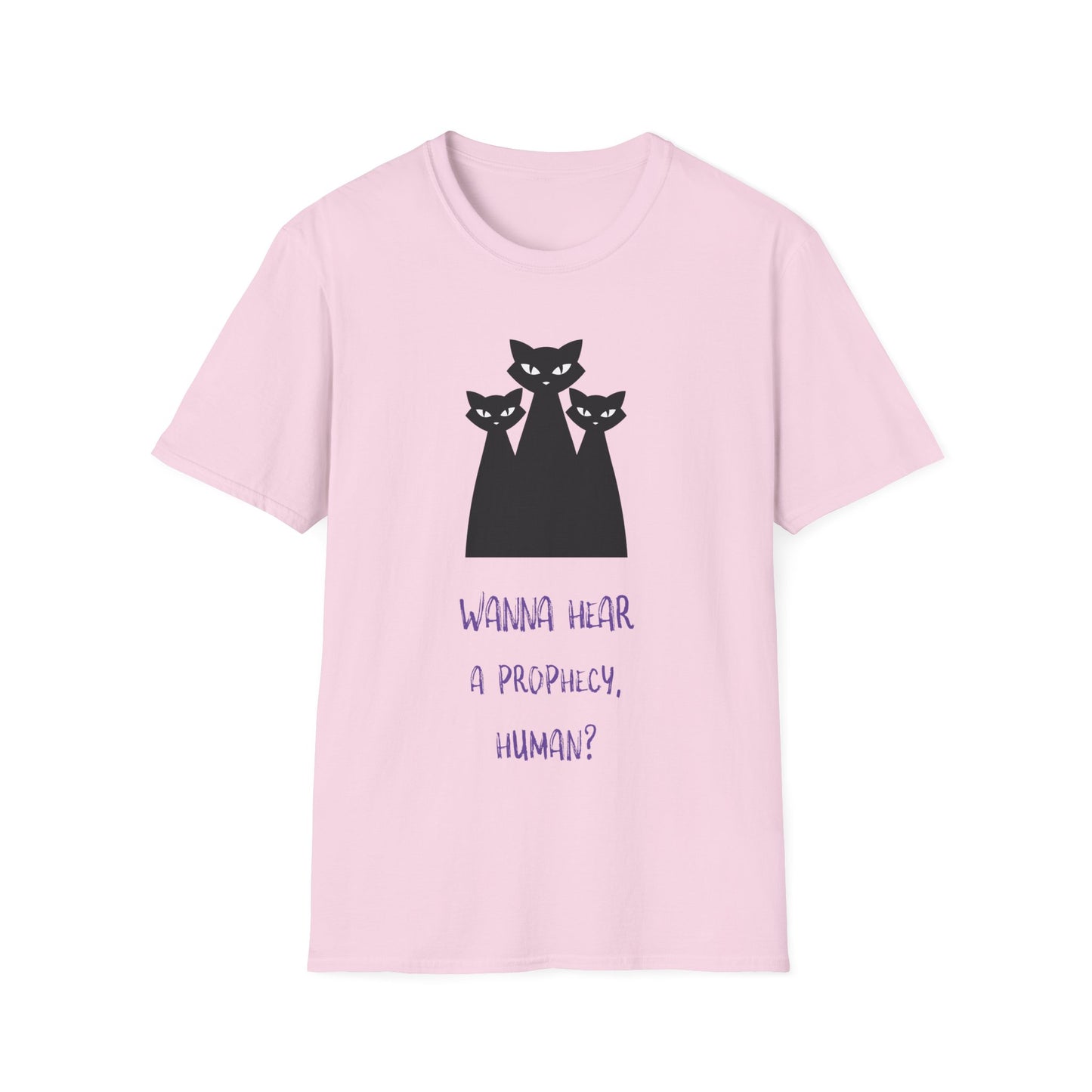 🔮 Mystic Prophecy Cats T-Shirt – Witchy, Spooky & Purrfectly Mysterious 🐈‍⬛