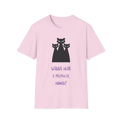 🔮 Mystic Prophecy Cats T-Shirt – Witchy, Spooky & Purrfectly Mysterious 🐈‍⬛