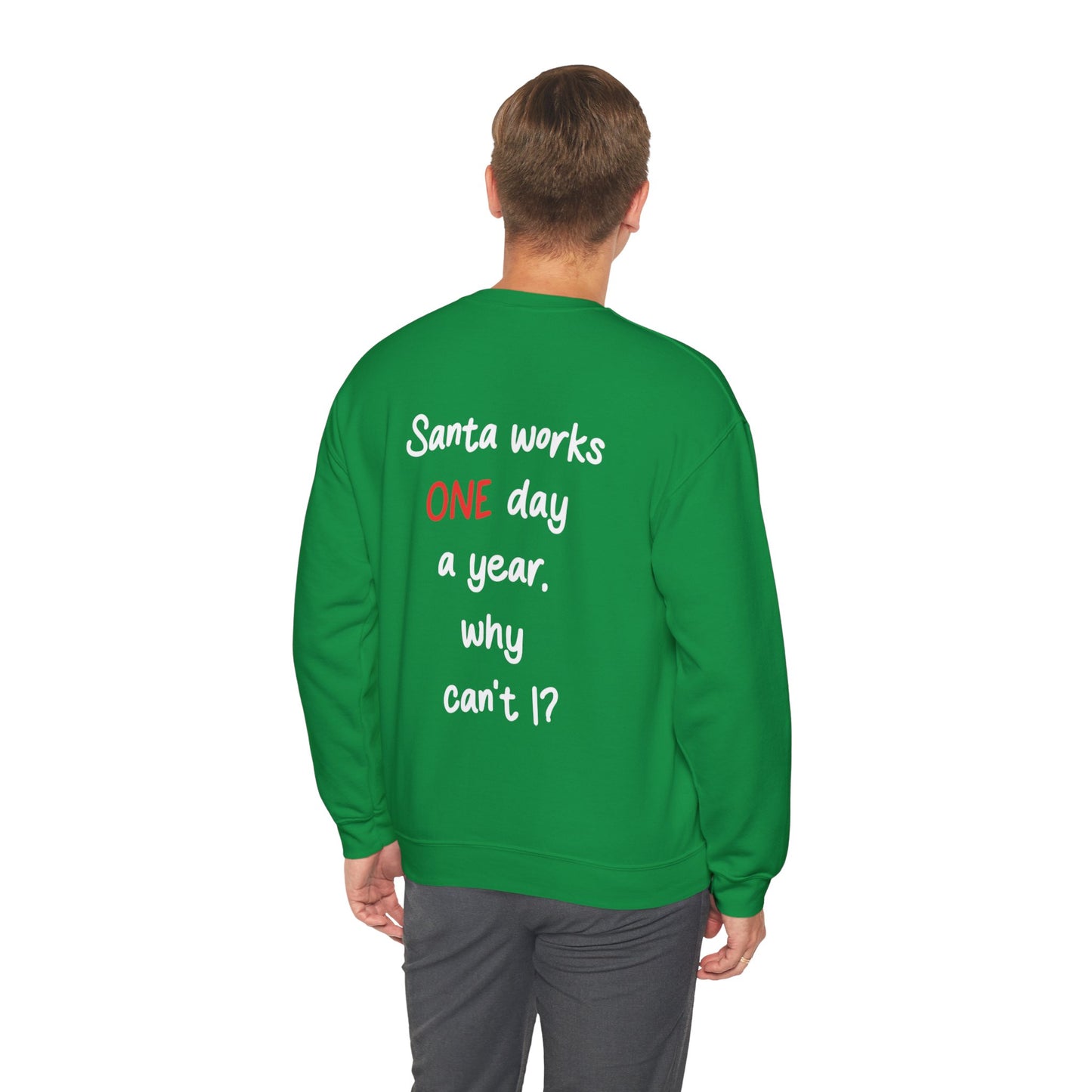 Ho Ho No! Funny Holiday Crewneck Sweatshirt