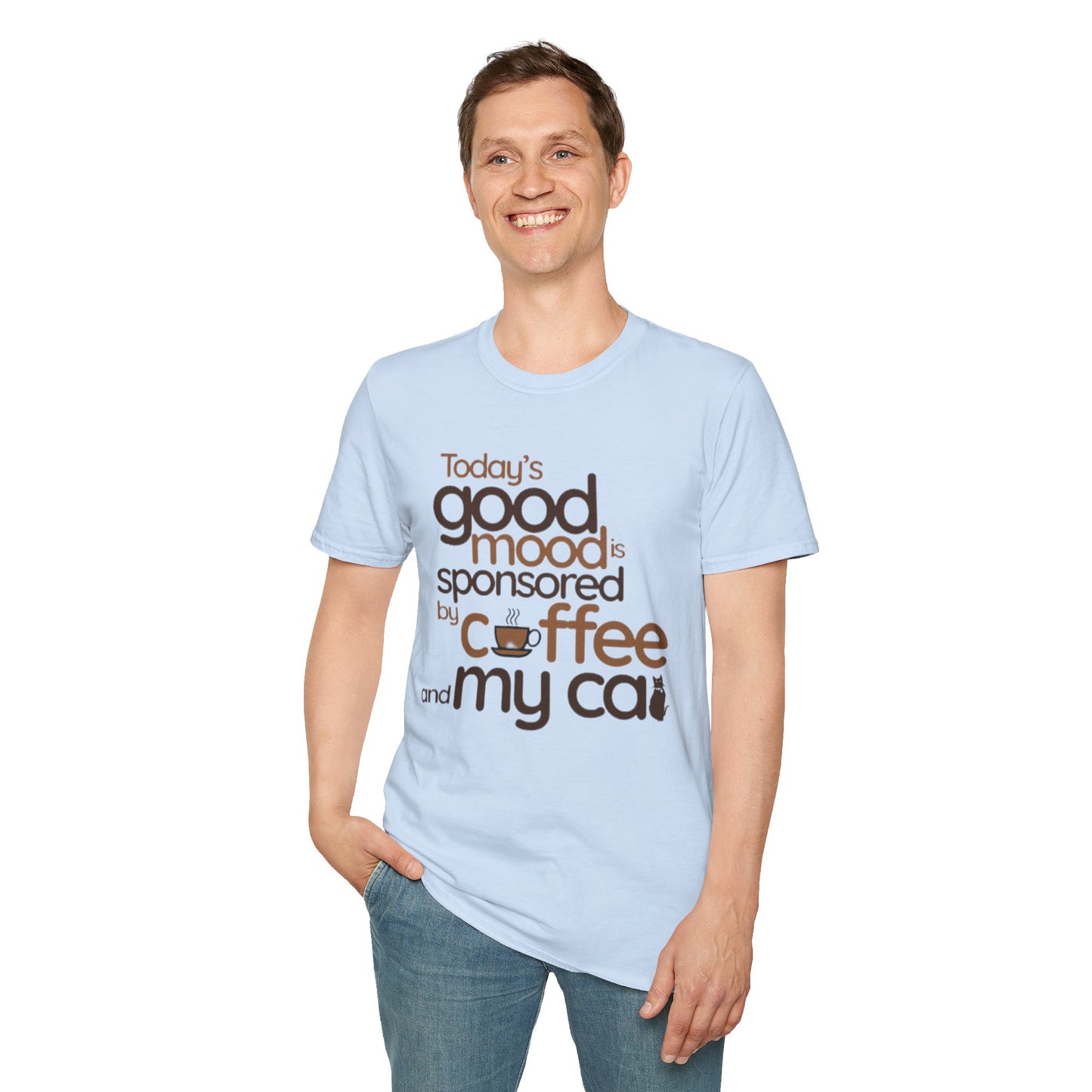 Coffee & Cats Kind of Day – Funny Cat Lover T-Shirt for Caffeine Addicts