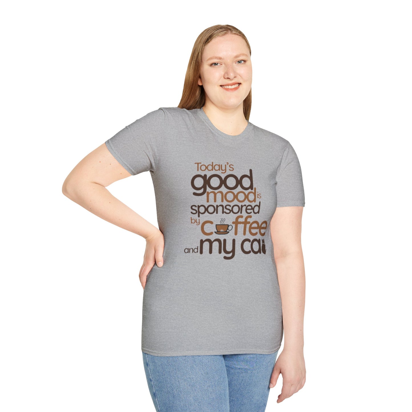 Coffee & Cats Kind of Day – Funny Cat Lover T-Shirt for Caffeine Addicts