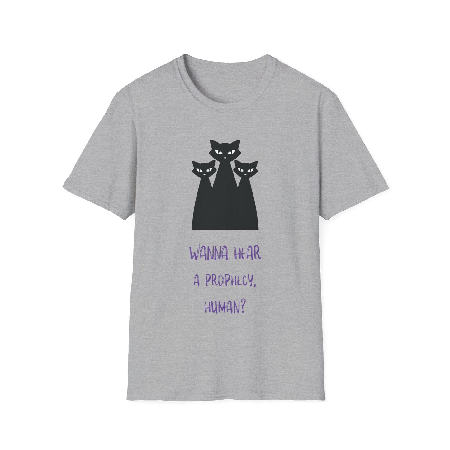 🔮 Mystic Prophecy Cats T-Shirt – Witchy, Spooky & Purrfectly Mysterious 🐈‍⬛