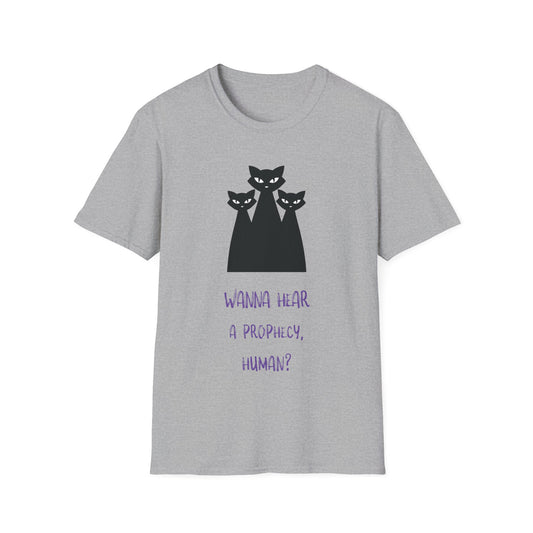 🔮 Mystic Prophecy Cats T-Shirt – Witchy, Spooky & Purrfectly Mysterious 🐈‍⬛