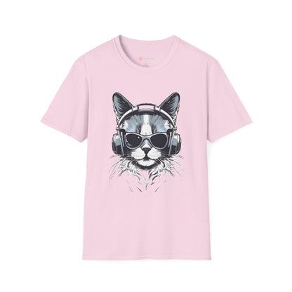 DJ Cat Groove T-Shirt – Hip-Hop Vibes, Streetwear Style