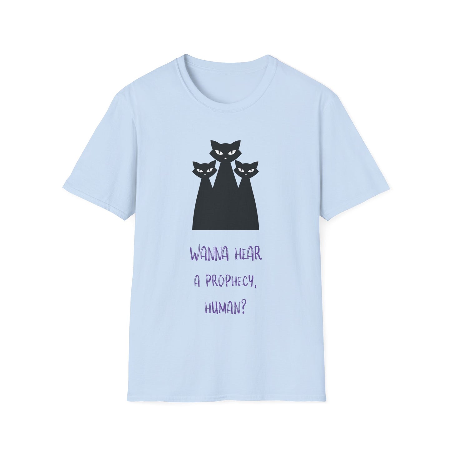 🔮 Mystic Prophecy Cats T-Shirt – Witchy, Spooky & Purrfectly Mysterious 🐈‍⬛