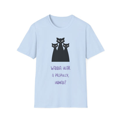 🔮 Mystic Prophecy Cats T-Shirt – Witchy, Spooky & Purrfectly Mysterious 🐈‍⬛