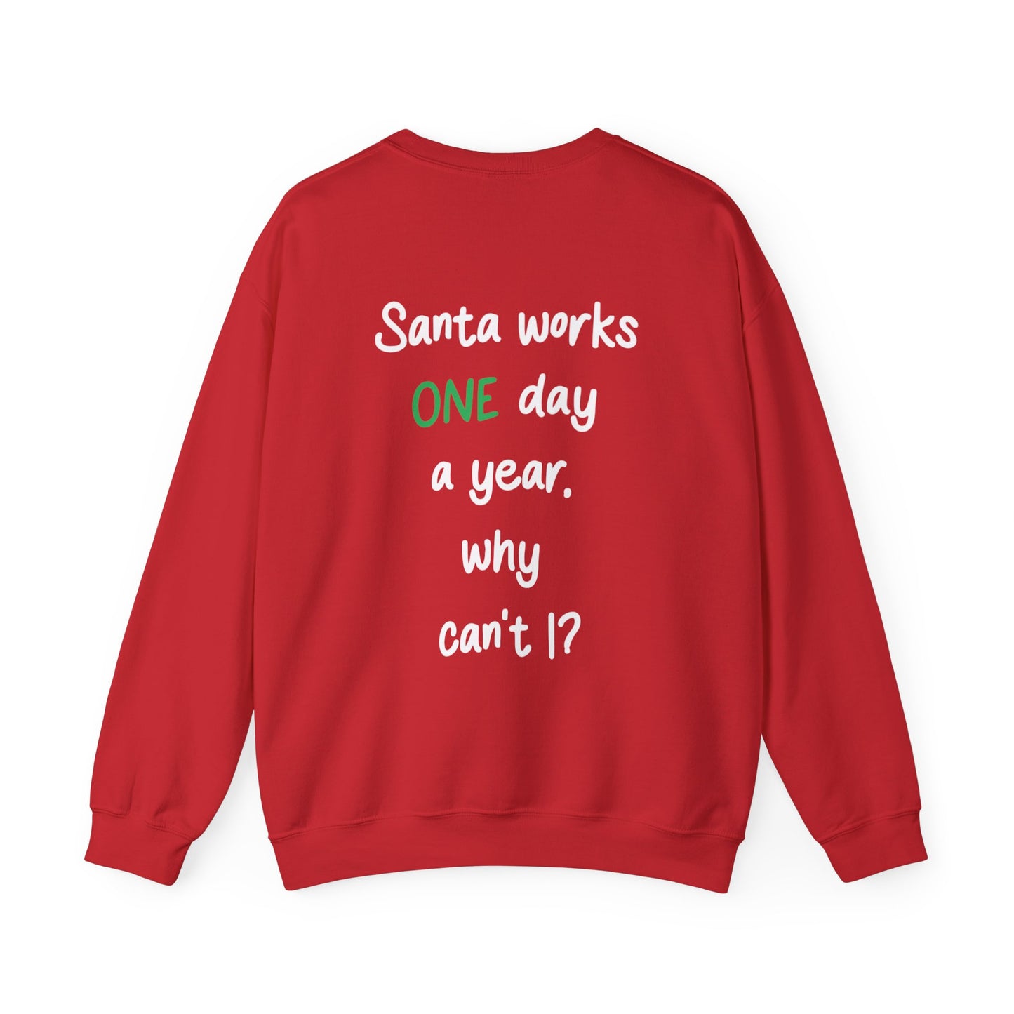 Ho Ho No! Funny Holiday Crewneck Sweatshirt