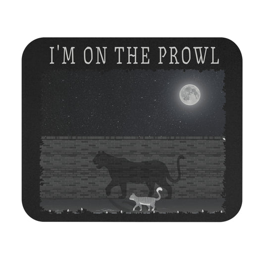 Prowling Panther & Cat Mousepad 🐾 – Sleek & Durable, Ultra-Thin Rubber Base