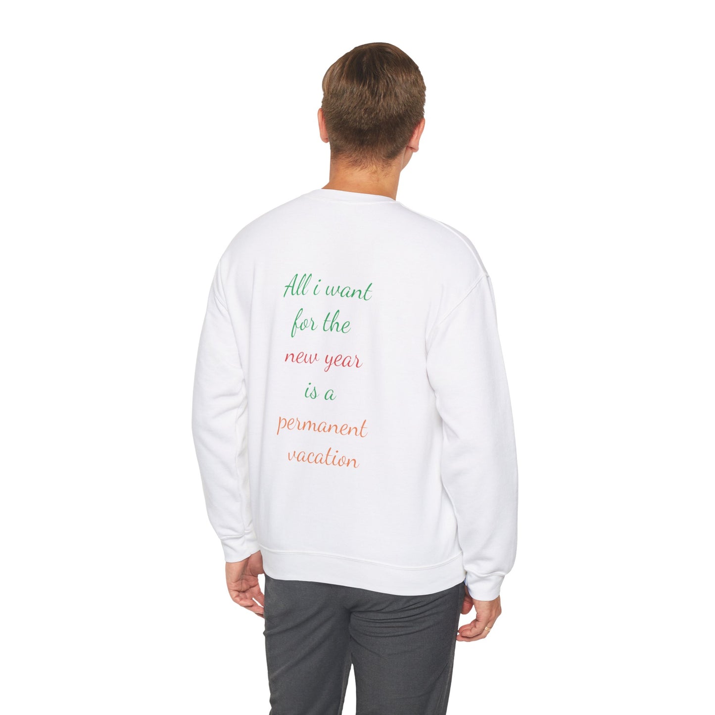 Holiday Lazy Season Unisex Crewneck Sweatshirt