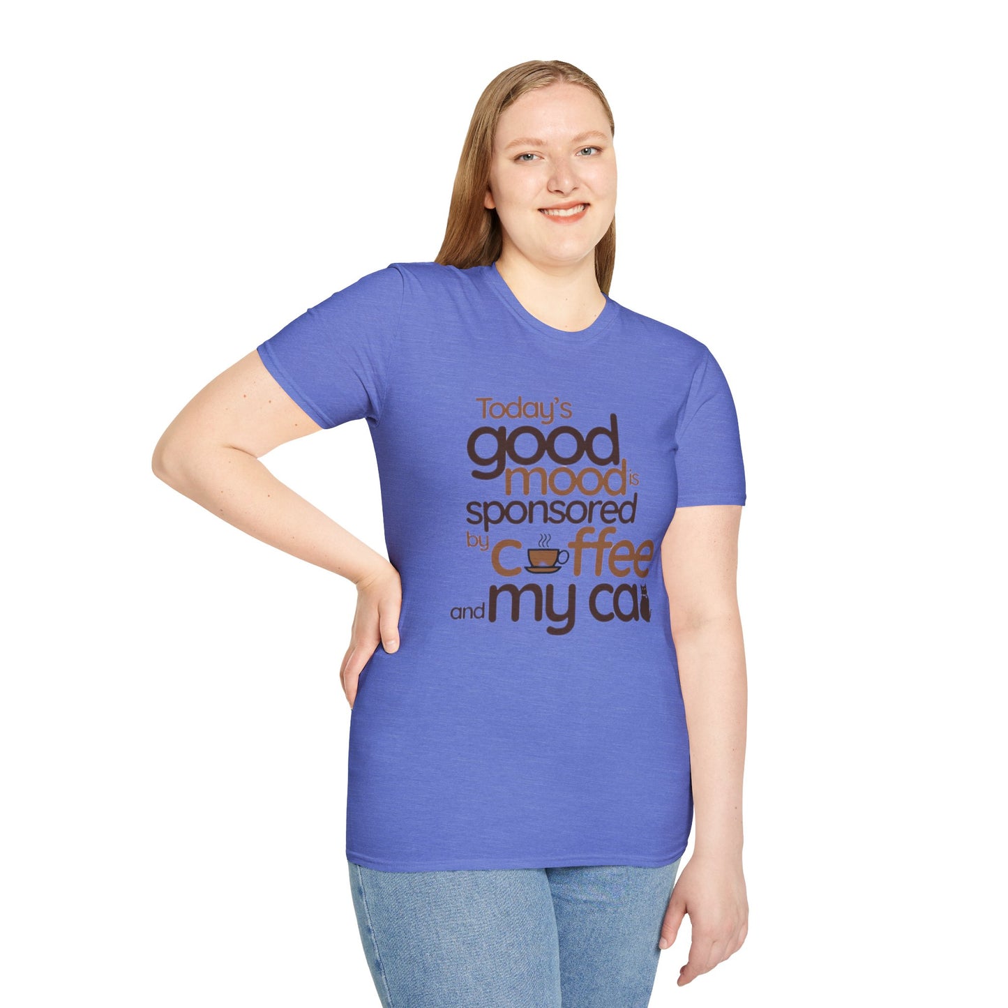 Coffee & Cats Kind of Day – Funny Cat Lover T-Shirt for Caffeine Addicts