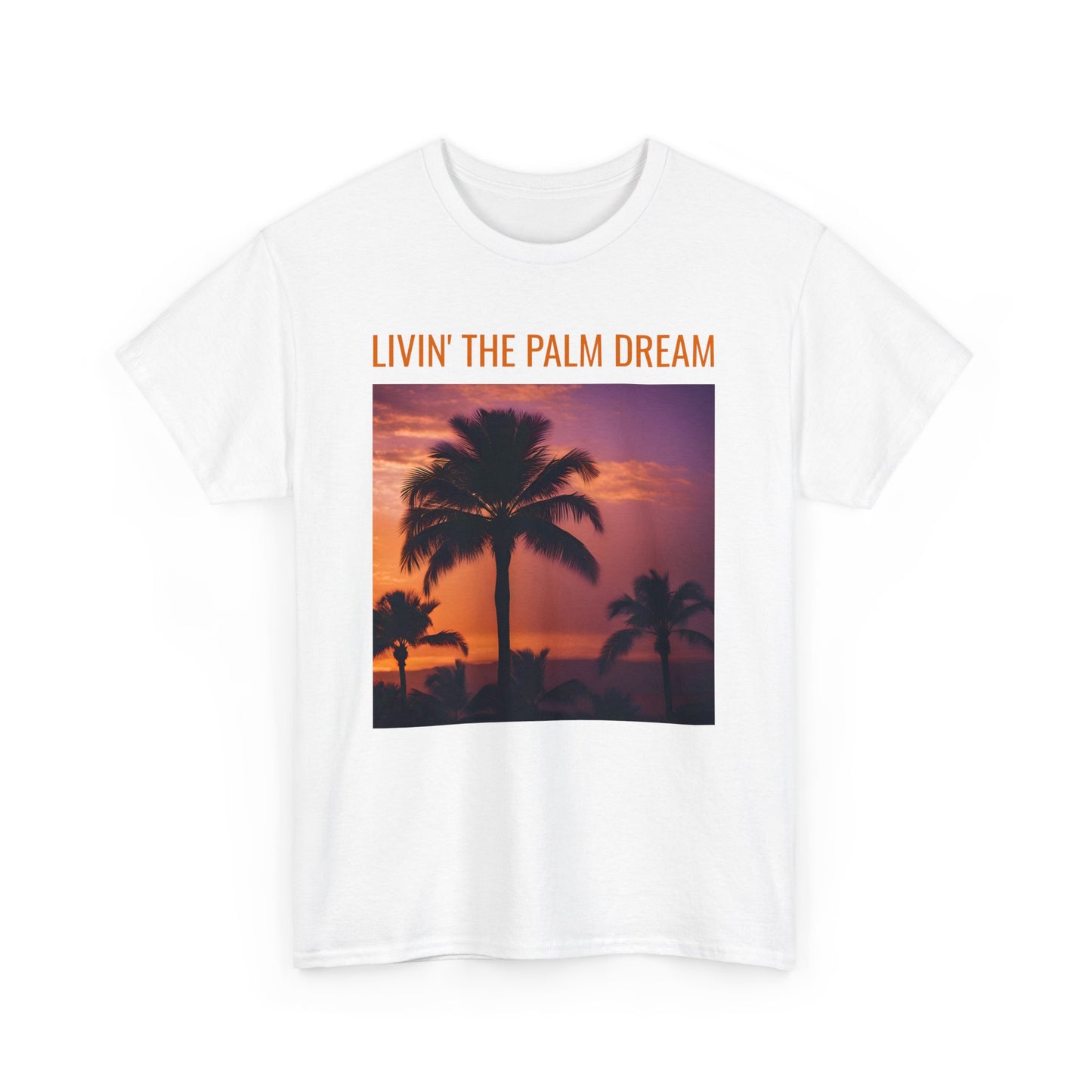 Tropical Sunset Palm Tree Tee 🌅👕