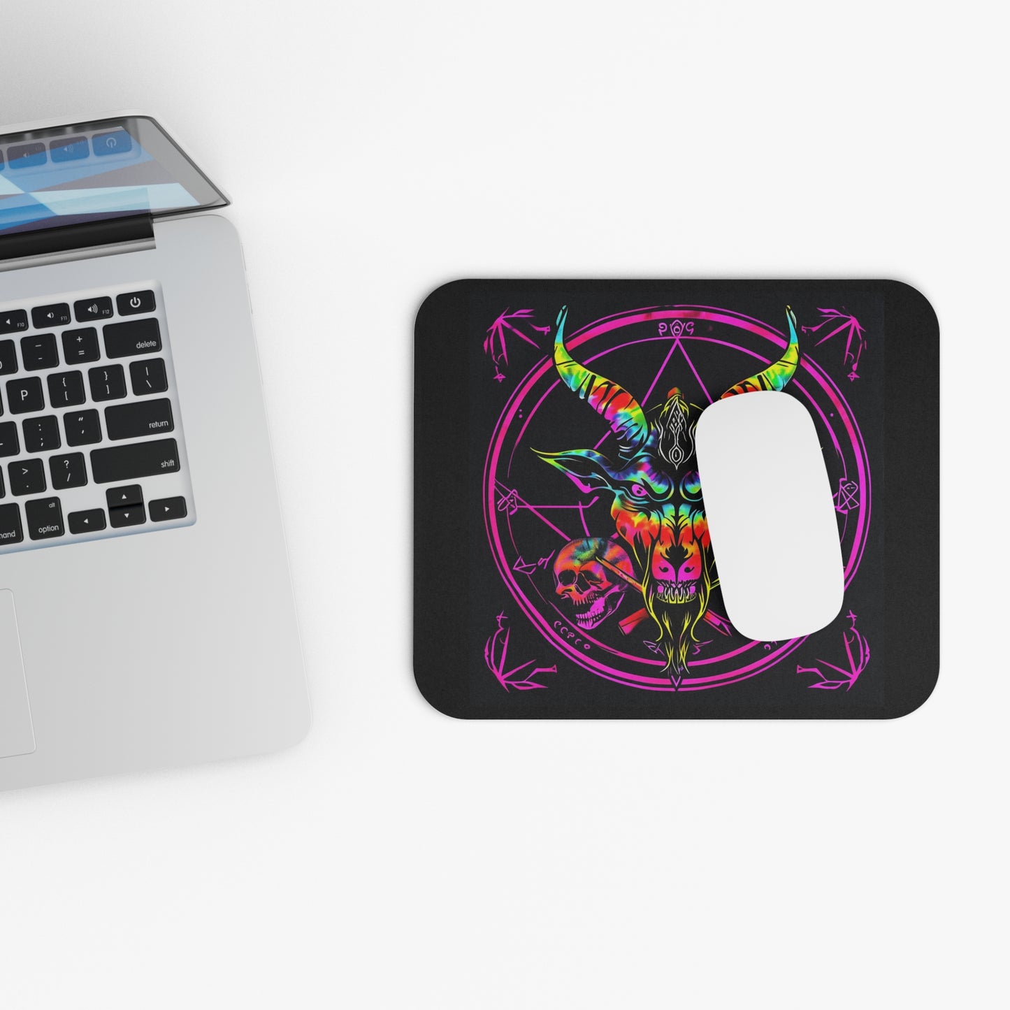 Unleash the Primal Power: Baphomet-Inspired Mouse Pad