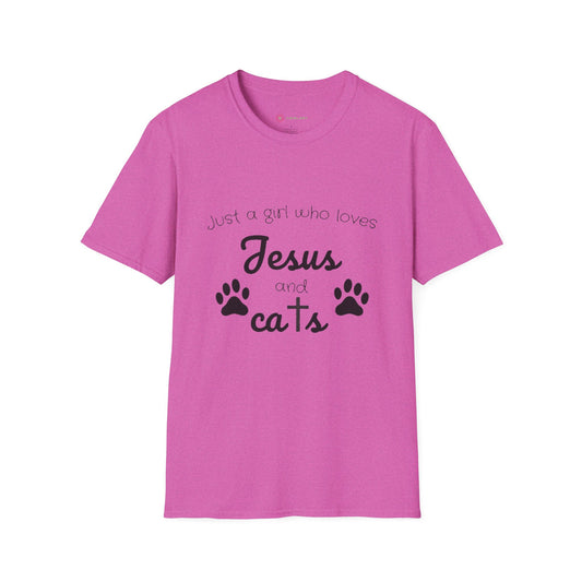 Jesus & Cats Christian Cat Lover Tee | Unique Faith & Feline Gift