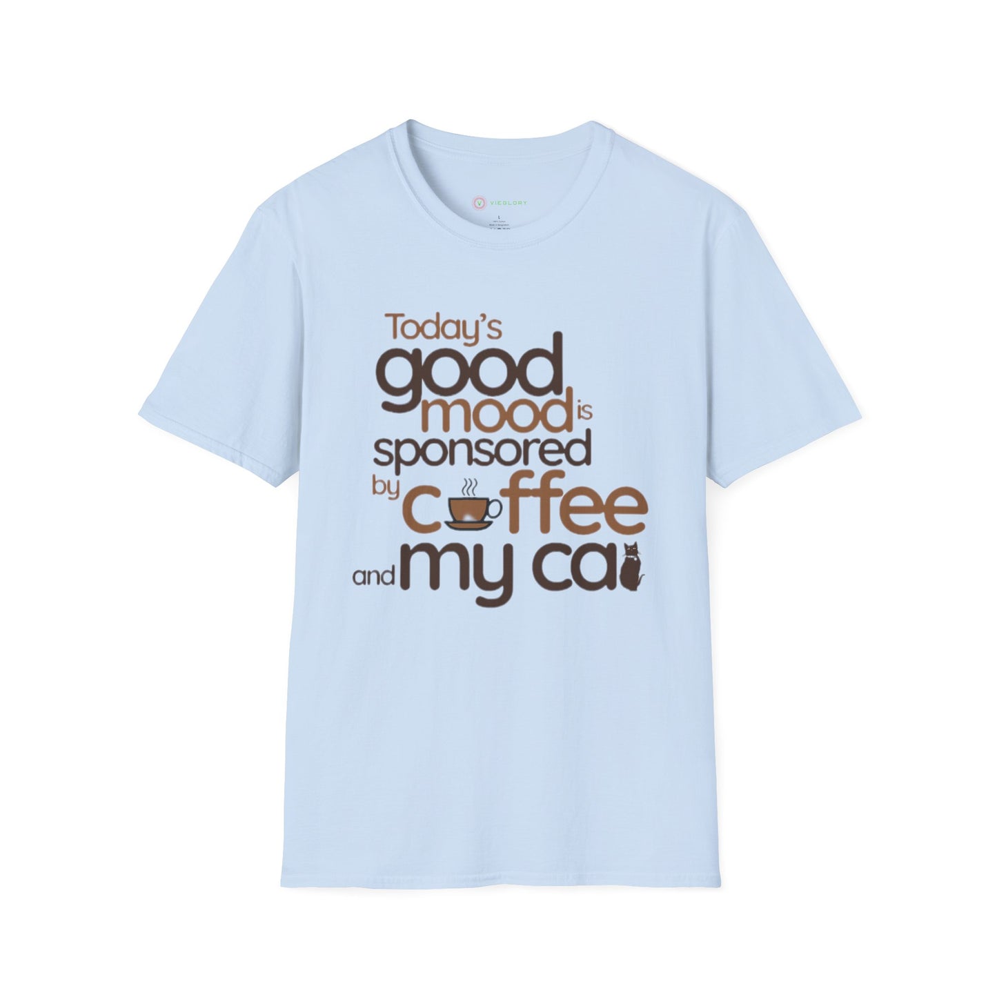 Coffee & Cats Kind of Day – Funny Cat Lover T-Shirt for Caffeine Addicts