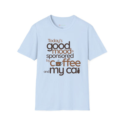 Coffee & Cats Kind of Day – Funny Cat Lover T-Shirt for Caffeine Addicts