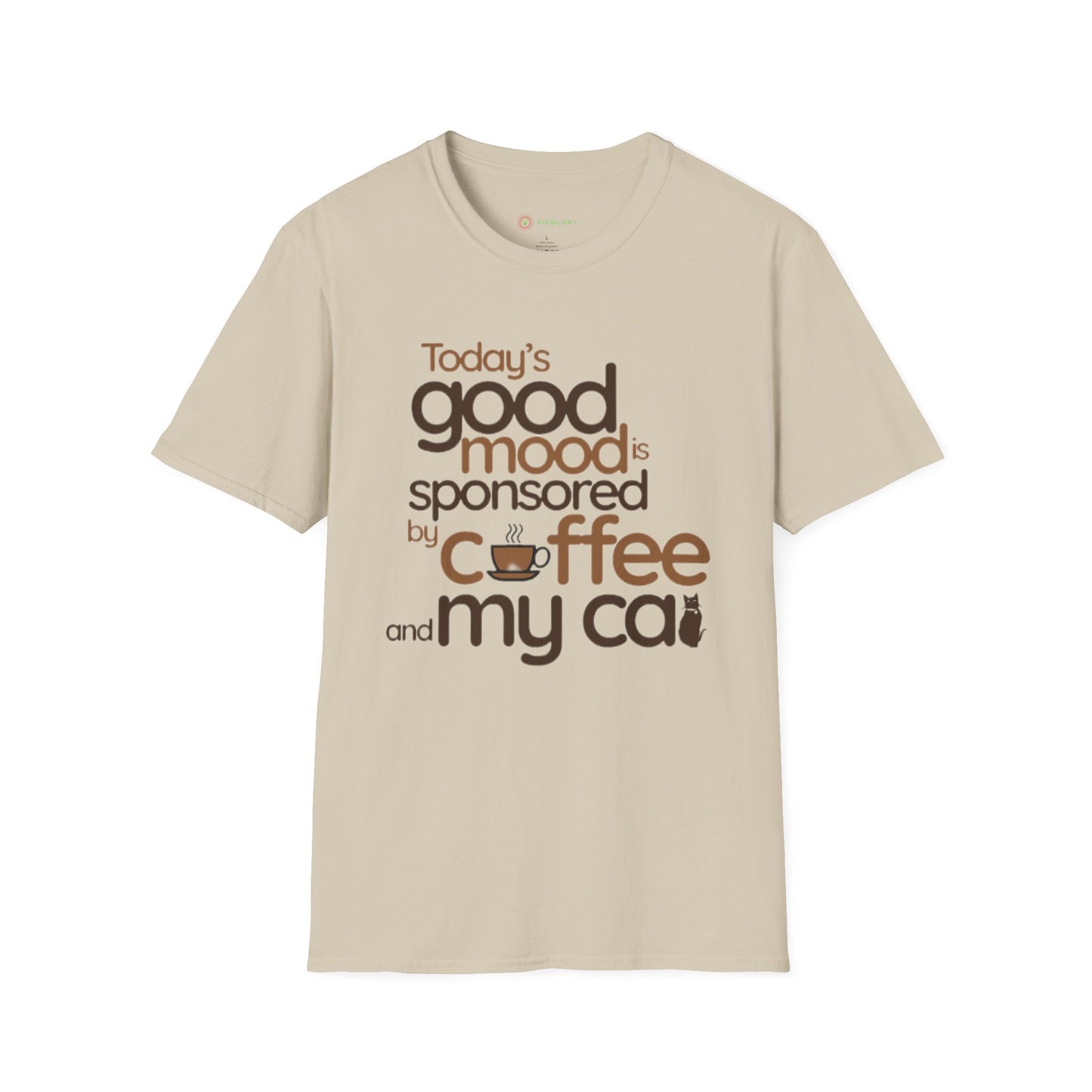 Coffee & Cats Kind of Day – Funny Cat Lover T-Shirt for Caffeine Addicts