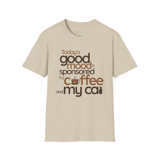 Coffee & Cats Kind of Day – Funny Cat Lover T-Shirt for Caffeine Addicts