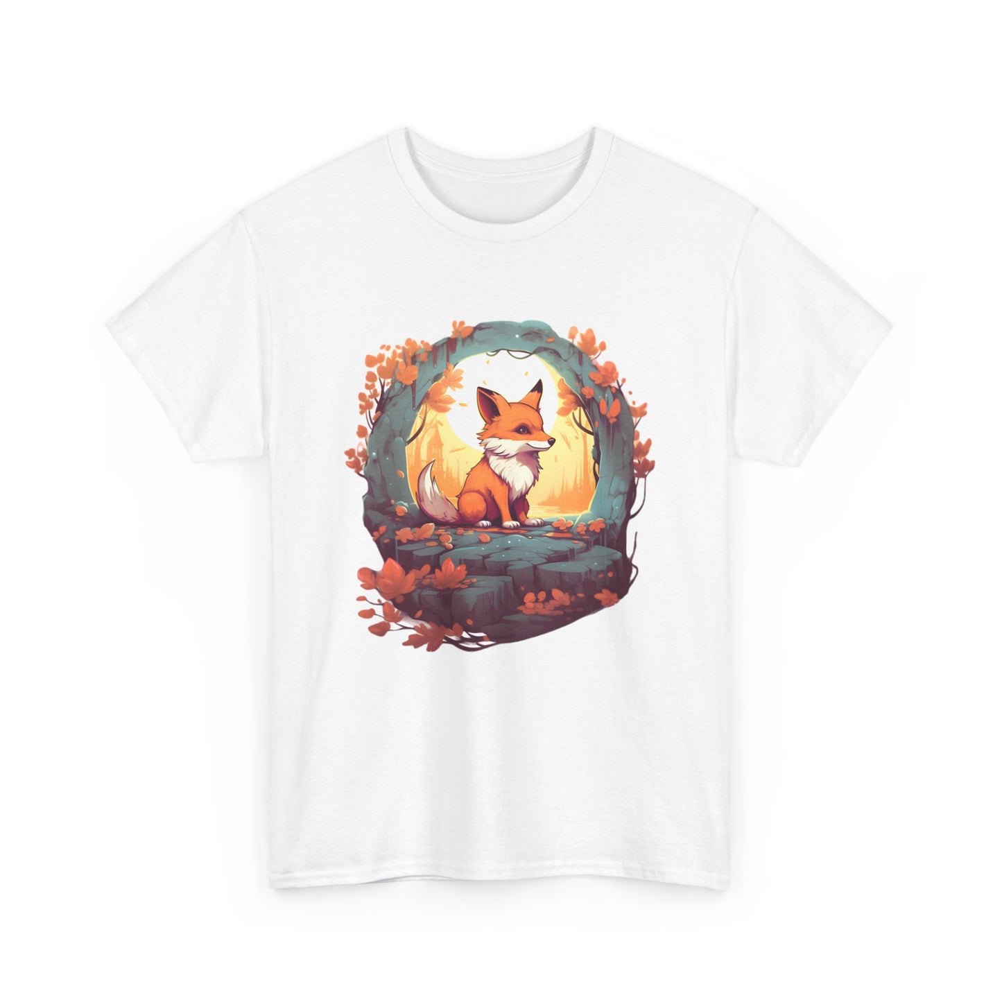 Whispering Grove Fox Tee: Where Magic Meets Comfort 🌲🌙