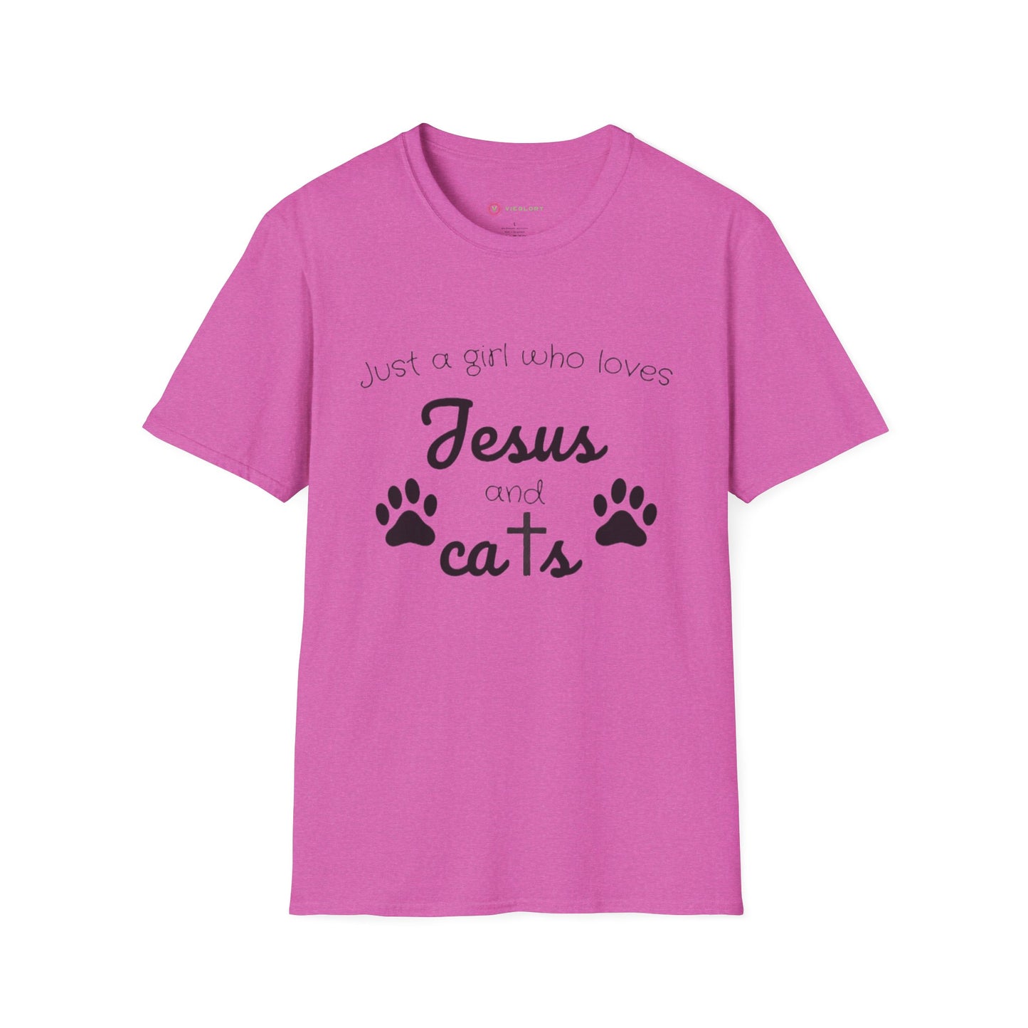 Jesus & Cats Christian Cat Lover Tee | Unique Faith & Feline Gift