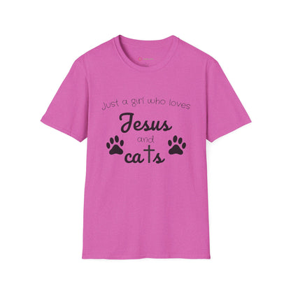 Jesus & Cats Christian Cat Lover Tee | Unique Faith & Feline Gift