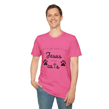 Jesus & Cats Christian Cat Lover Tee | Unique Faith & Feline Gift