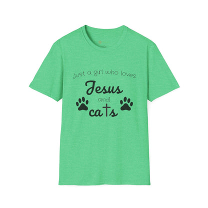 Jesus & Cats Christian Cat Lover Tee | Unique Faith & Feline Gift