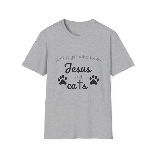 Jesus & Cats Christian Cat Lover Tee | Unique Faith & Feline Gift
