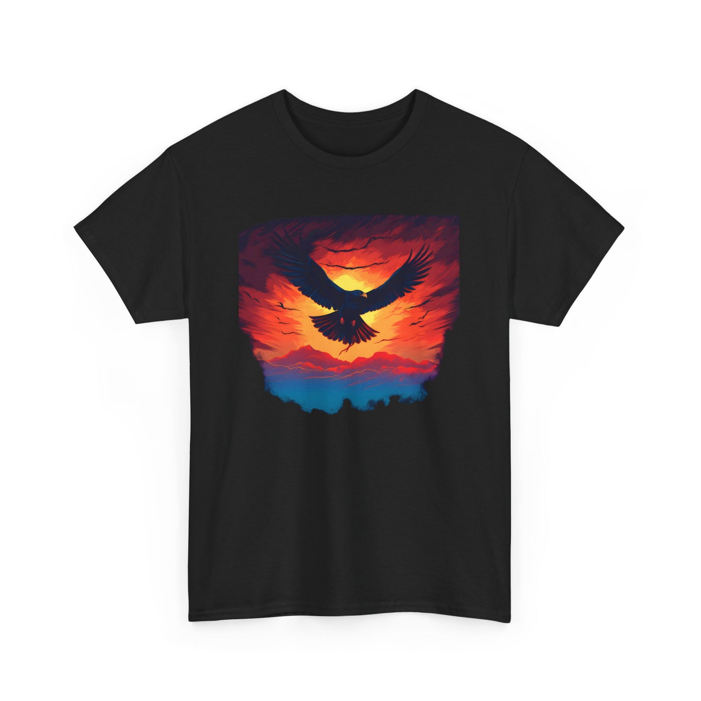 🌅 Beyond the Horizon: Eagle Flight T-Shirt 🦅