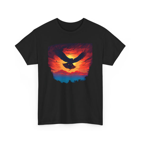 🌅 Beyond the Horizon: Eagle Flight T-Shirt 🦅