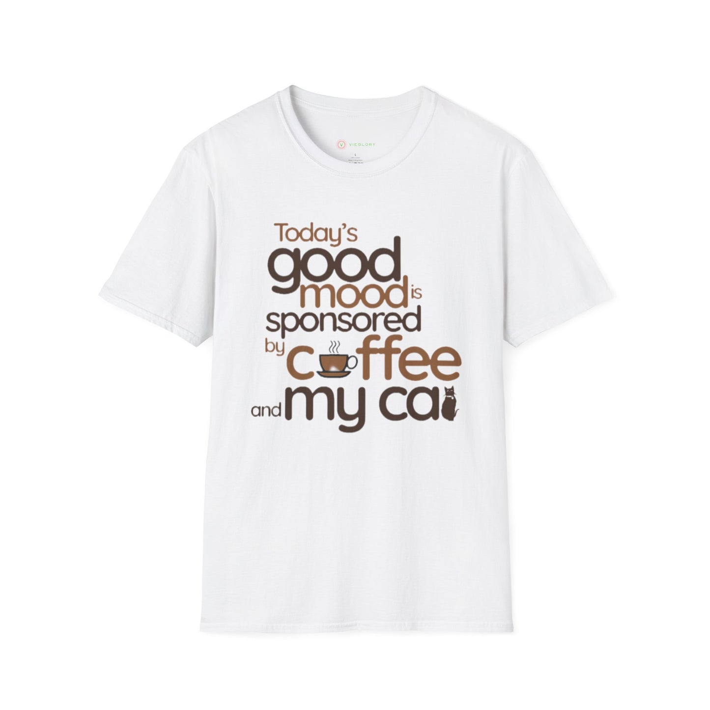 Coffee & Cats Kind of Day – Funny Cat Lover T-Shirt for Caffeine Addicts